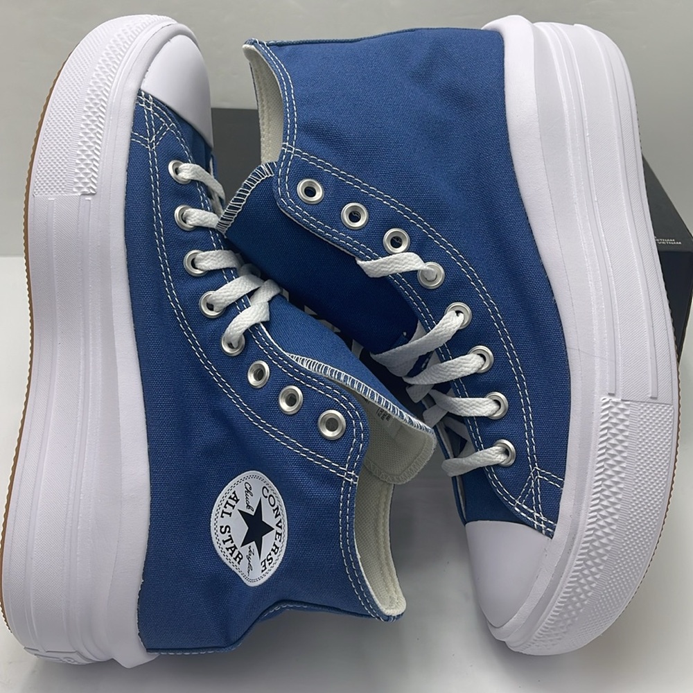 Converse WMNS High-Top Platform Sneakers A09395C
CTAS MOVE HI
ARMOR BLUE/WHITE - Picture 11 of 16